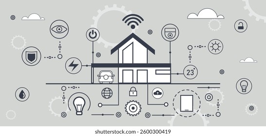 Smart Home Automation System with Wireless Control