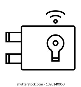 Icono de vector de automatización inteligente en el hogar