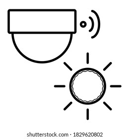 Smart home automation vector icon