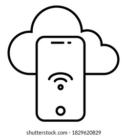 Smart home automation vector icon