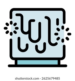 Smart home climate control system is maintaining optimal temperature and humidity levels for comfortable living