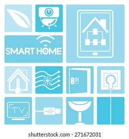smart home, concept of smart house technology system