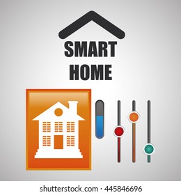 Smart home concept with icon design, vector illustration 10 eps graphic.