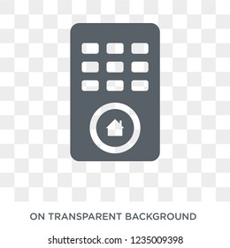 smart home Console icon. Trendy flat vector smart home Console icon on transparent background from smart home collection. 