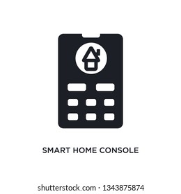 smart home console isolated icon. simple element illustration from smart home concept icons. smart home console editable logo sign symbol design on white background. can be use for web and mobile