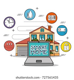 smart home control concept