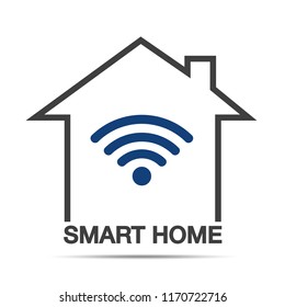 Smart home control infographic vector illustration EPS10