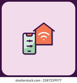 Smart Home Control: Mobile App Icon Design