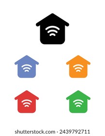 Smart home controlled. Internet of things technology of home automation system.