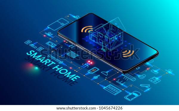 modem smartfren  Smart  Home Controlled Smartphone Internet  Things Stock 