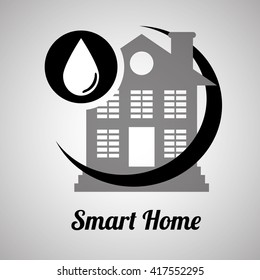 Smart home design. Technology icon. system concept