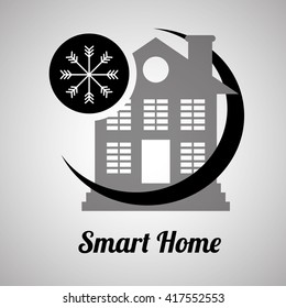 Smart home design. Technology icon. system concept