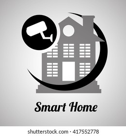 Smart home design. Technology icon. system concept