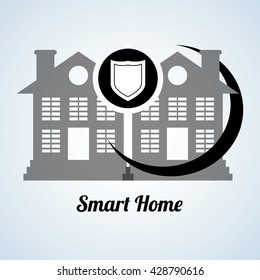 Smart home design. Technology icon. system concept