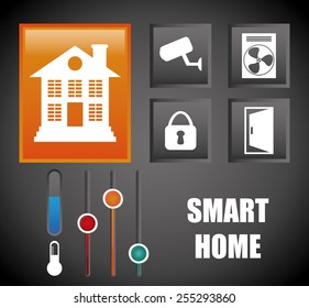 smart home design, vector illustration eps10 graphic 