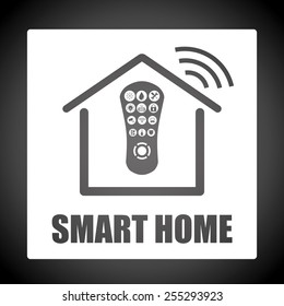 smart home design, vector illustration eps10 graphic 