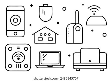 Smart Home Devices Line Art Illustration Styles Trends Tips