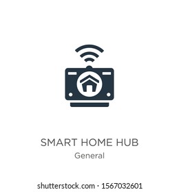 Smart home hub icon vector. Trendy flat smart home hub icon from general collection isolated on white background. Vector illustration can be used for web and mobile graphic design, logo, eps10