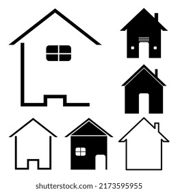 Smart Home Icon Aesthetic Set Vector Stock Vector (Royalty Free ...