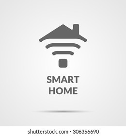 Smart home icon. Element for cards, illustration, poster and web design.