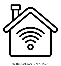 Elemento de icono de hogar inteligente para el diseño