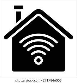 Elemento de icono de hogar inteligente para el diseño