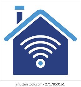 Elemento de icono de hogar inteligente para el diseño