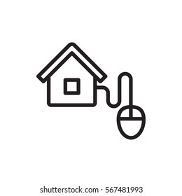 smart home icon illustration isolated vector sign symbol