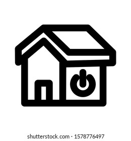 smart home icon isolated sign symbol vector illustration - high quality black style vector icons
