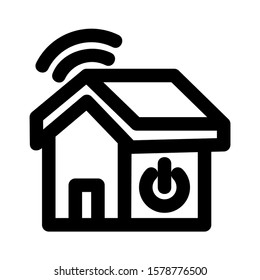 smart home icon isolated sign symbol vector illustration - high quality black style vector icons
