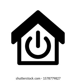 smart home icon isolated sign symbol vector illustration - high quality black style vector icons
