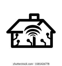 smart home icon isolated sign symbol vector illustration - high quality black style vector icons
