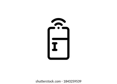 Smart Home Icon - Refrigerator Monitoring