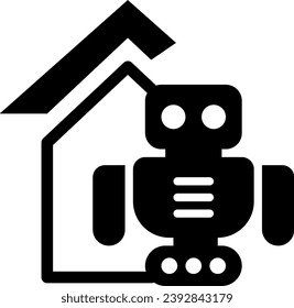 Smart Home Icon: "Representing the future of living, this smart home icon is suitable for IoT and home automation projects. It symbolizes convenience, connectivity, and intelligent living, showcasing 