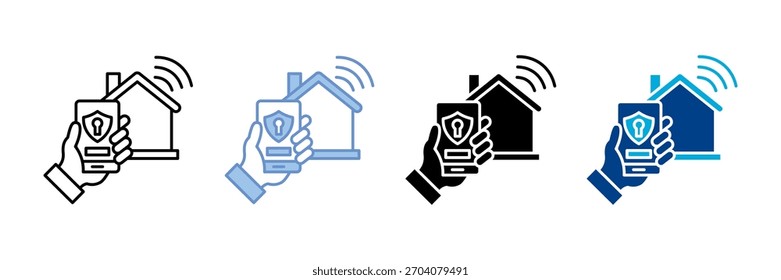 Smart Home Icon Set Multiple Style Collection