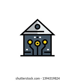 smart home icon sign signifier vector