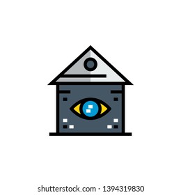 smart home icon sign signifier vector