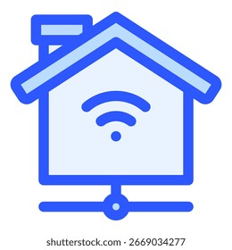 Smart Home icon symbol. Vector illustration.