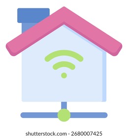 Smart Home icon symbol. Vector illustration.