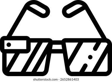 Icono de casa inteligente. Diseño De Estilo Lineal Delgado Aislado Sobre Fondo Blanco