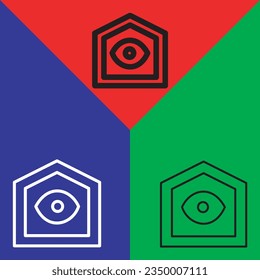 Smart Home Symbol. Smart Home Vektorsymbol aus der Sammlung Künstlicher Intelligenz. Intelligente Startseite im Outline-Stil
