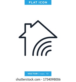 Vorlage für Vektor-Vektor für intelligente Home-Symbole