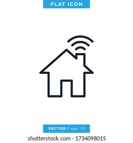 Smart Home Icon Vector Design Template