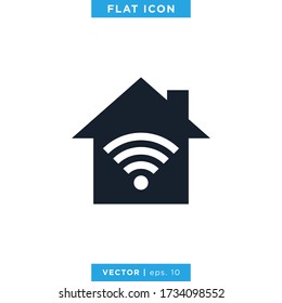 Smart Home Icon Vector Design Template