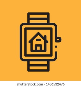 smart home icon vector illustration for graphic design. home technology modern icon vector.