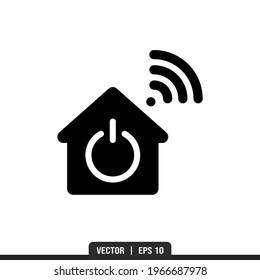Smart Home icon vector, illustration logo template in trendy style. Suitable for many purposes.