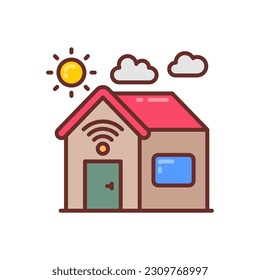 Smart Home icon in vector. Illustration