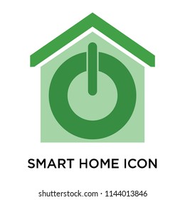 Smart home icon vector isolated on white background for your web and mobile app design, Smart home logo concept