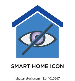 Smart home icon vector isolated on white background for your web and mobile app design, Smart home logo concept