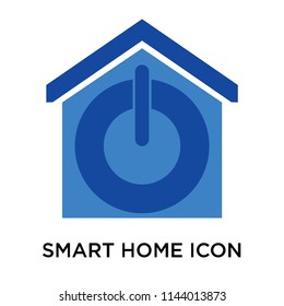 Smart home icon vector isolated on white background for your web and mobile app design, Smart home logo concept
